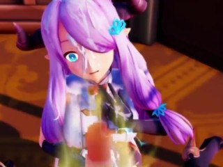 [MMD] R-18 La hermana de Grabchi Ecchi-Narumea te cuidará en la boca Hen